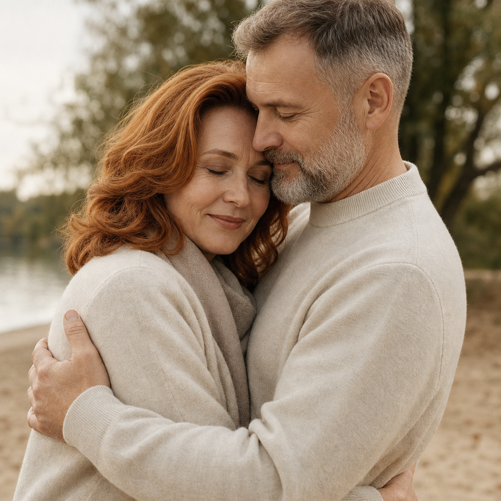 Portrait of anniversary couple Anna and Ihor