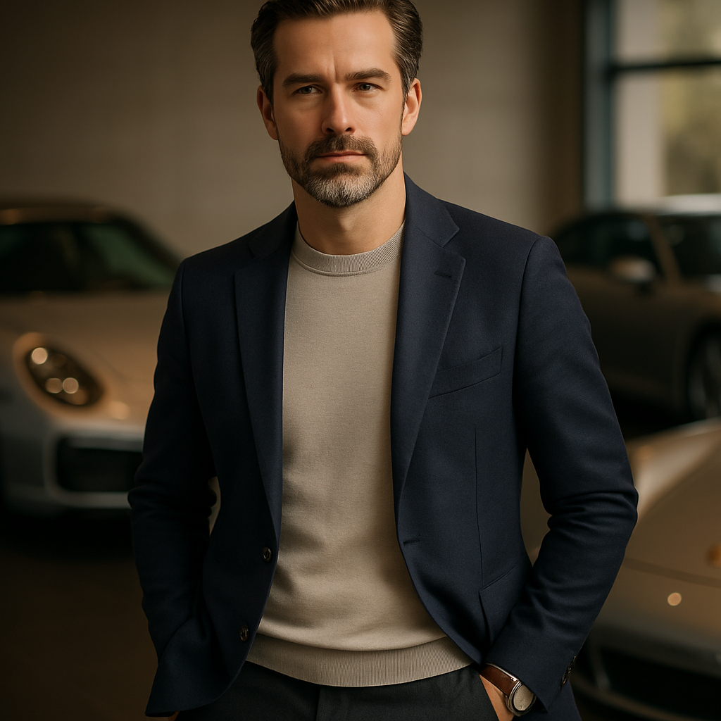 Portrait of Michael Berger, Porsche Collector