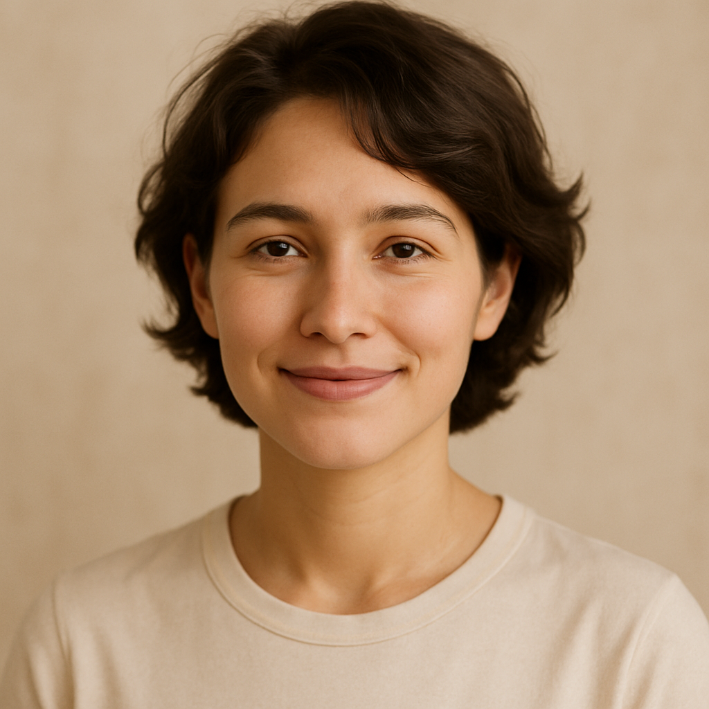 温柔笑容的短发读者头像