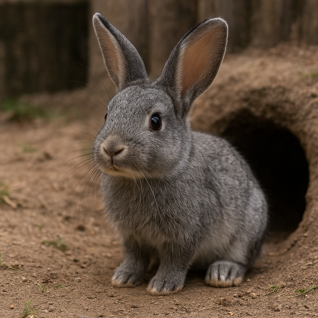 Bunjamin Bunny looking curious