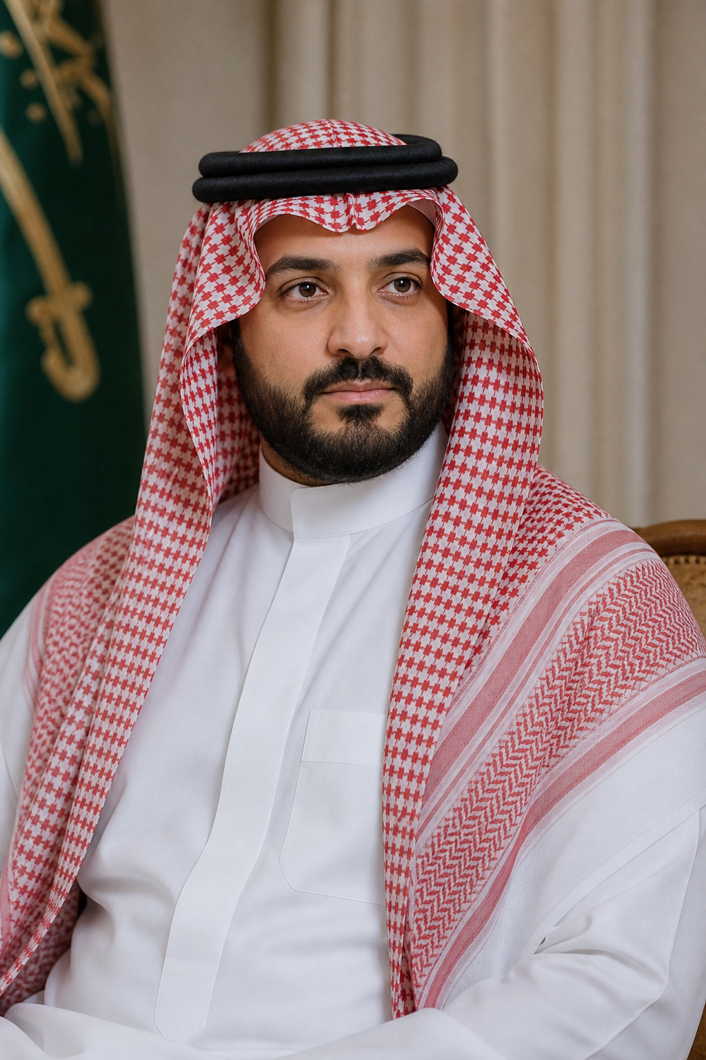 Portrait of HRH Prince Turki Bin Mohammed Bin Nasser Bin Abdulaziz Al Saud