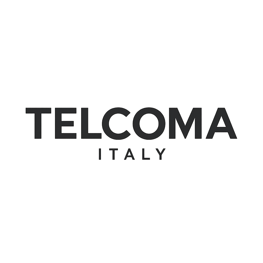 Telcoma Italy premium automation wordmark