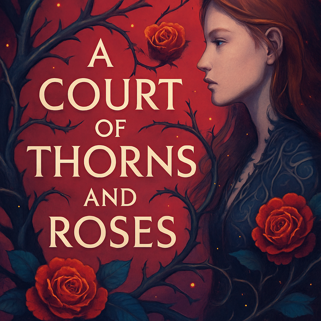 Book cover of A Court of Thorns and Roses by Sarah J. Maas