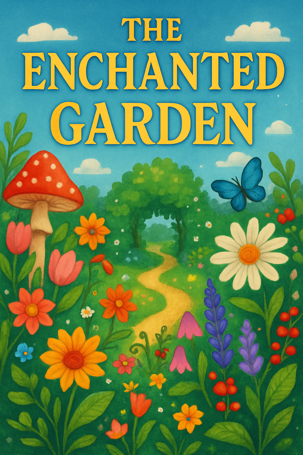 Book cover of 'The Enchanted Garden'