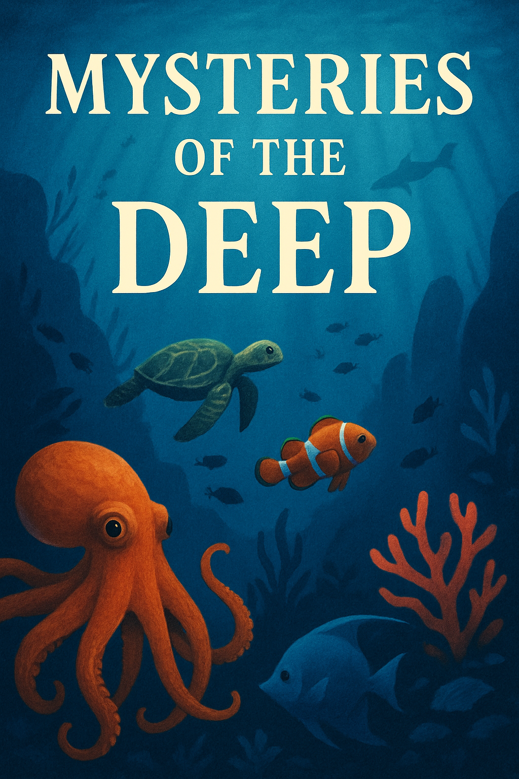 Book cover of 'Mysteries of the Deep'