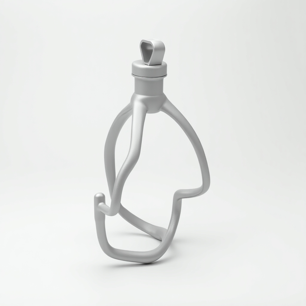 3D render of premium dough hook attachment