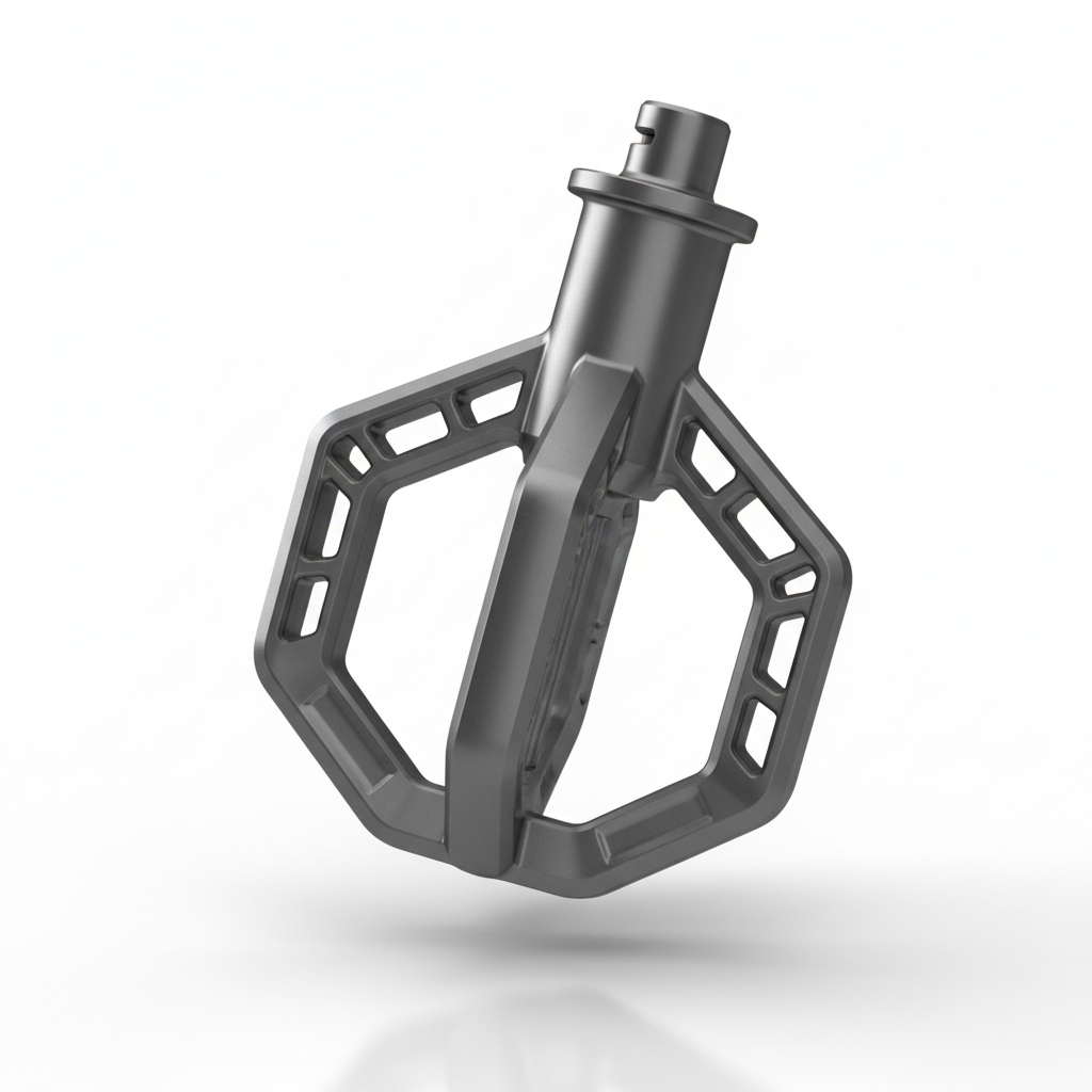3D angled render of heavy-duty flat beater