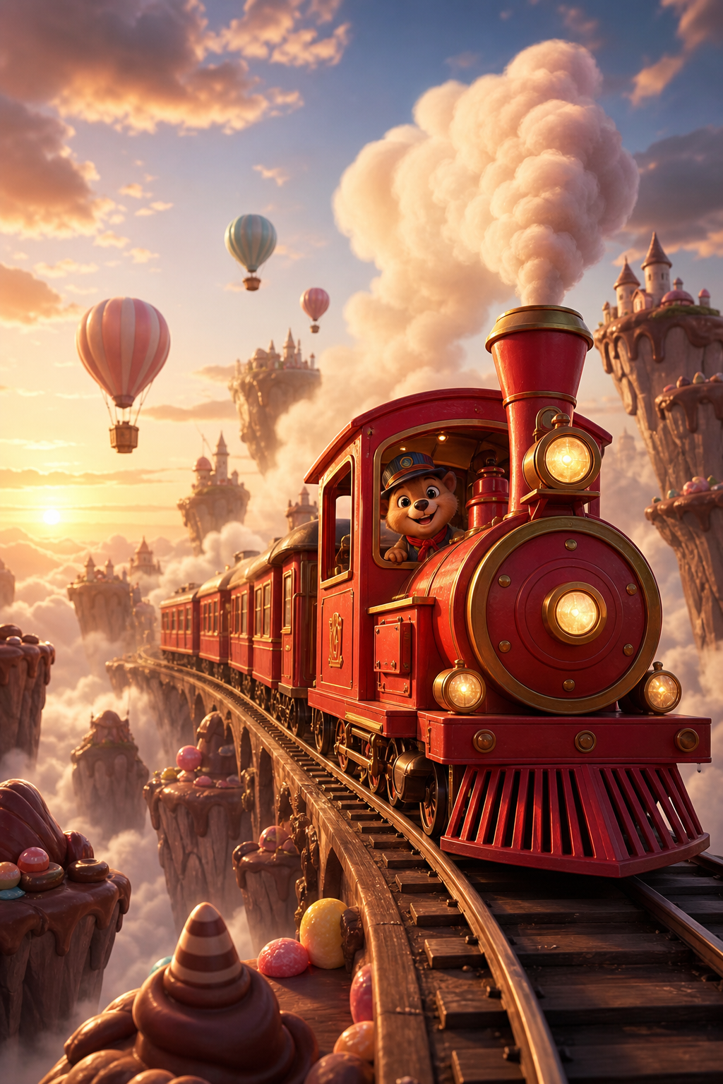 Poster art for Cocoa Cloud Express