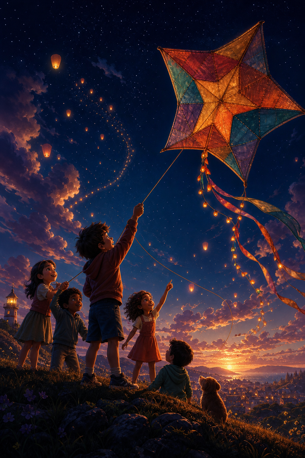 Poster art for Starlight Kite Club