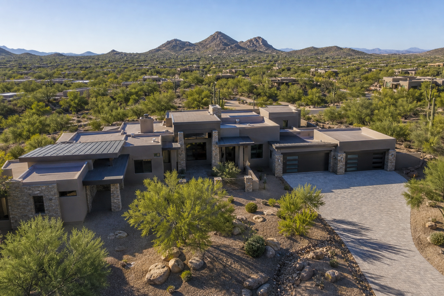 Drone and real estate media for an Arizona property