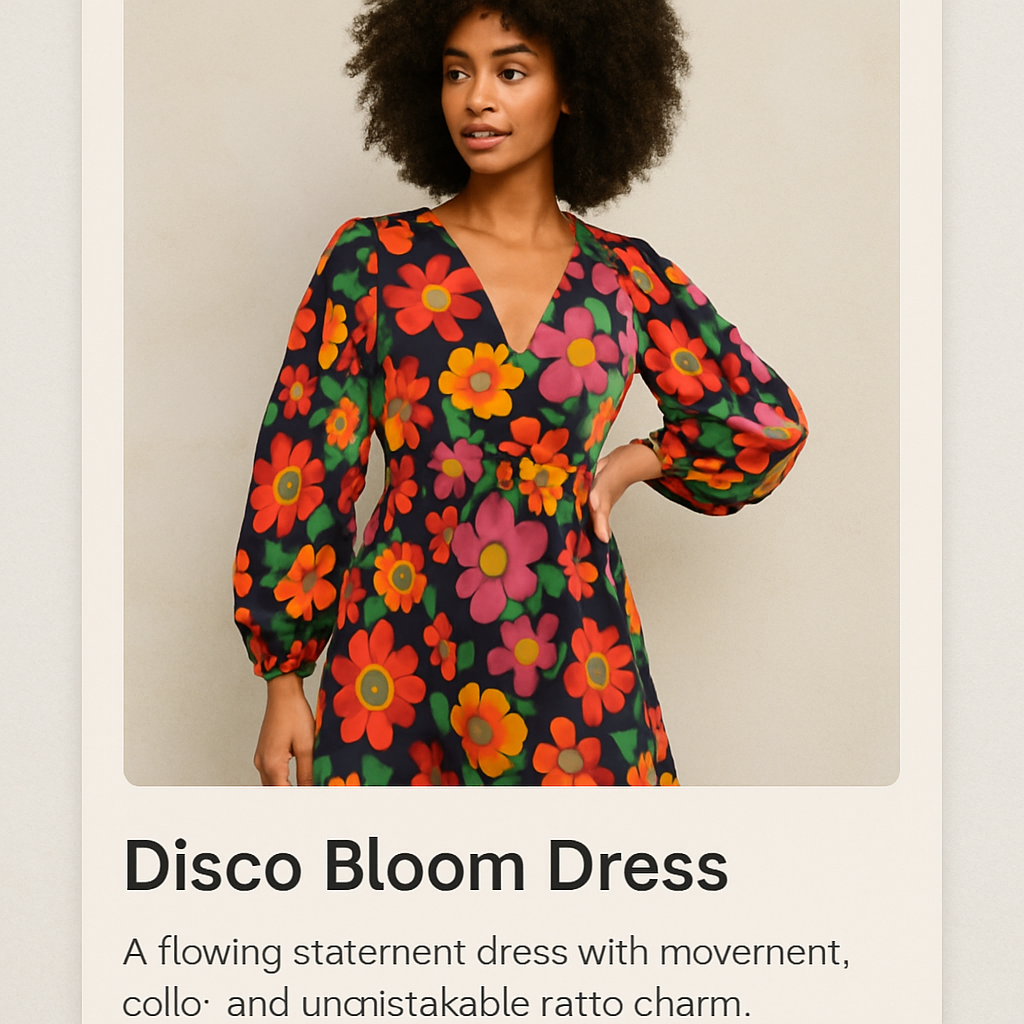 Disco Bloom Dress