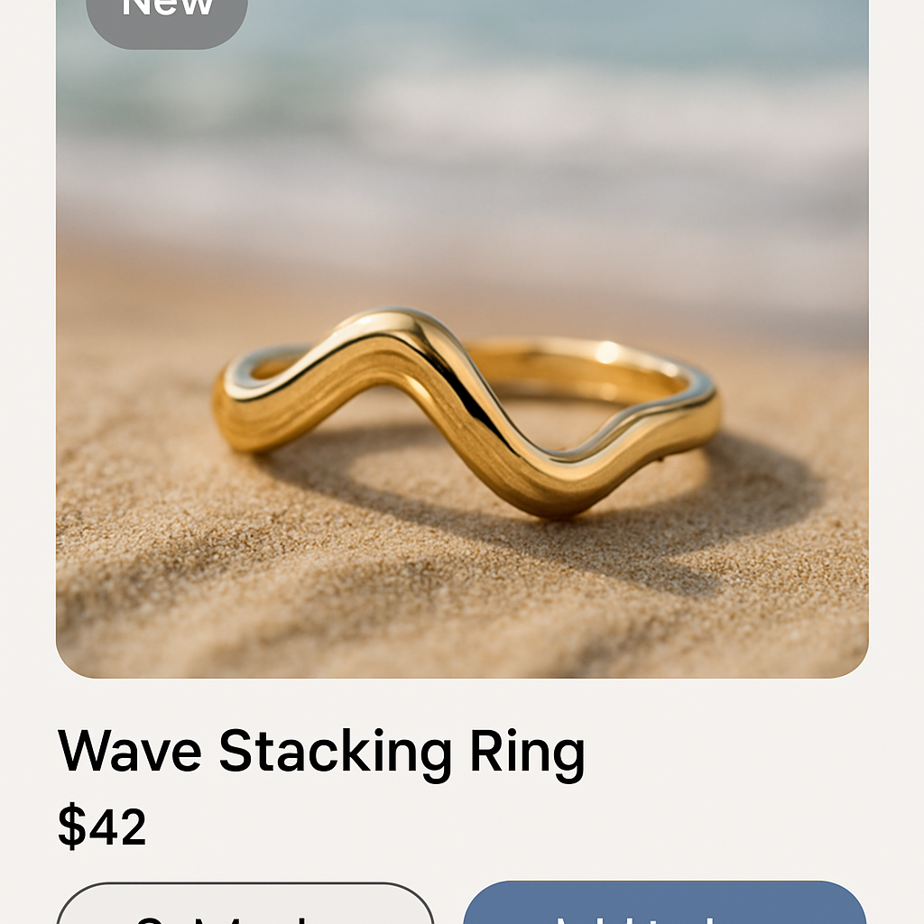 Wave Stacking Ring