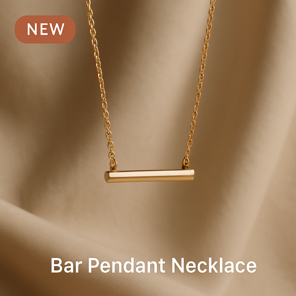 Bar Pendant Necklace