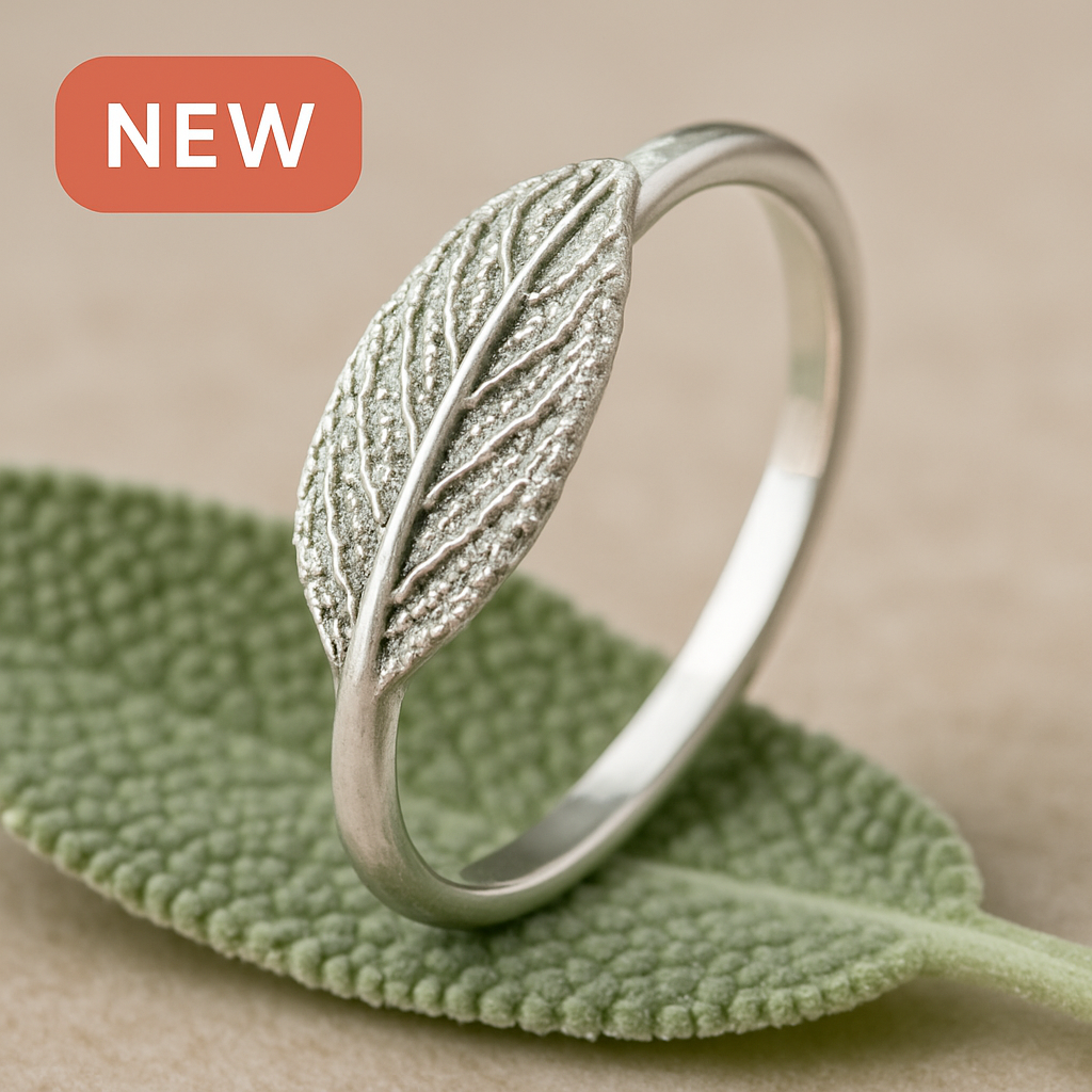 Sage Leaf Ring