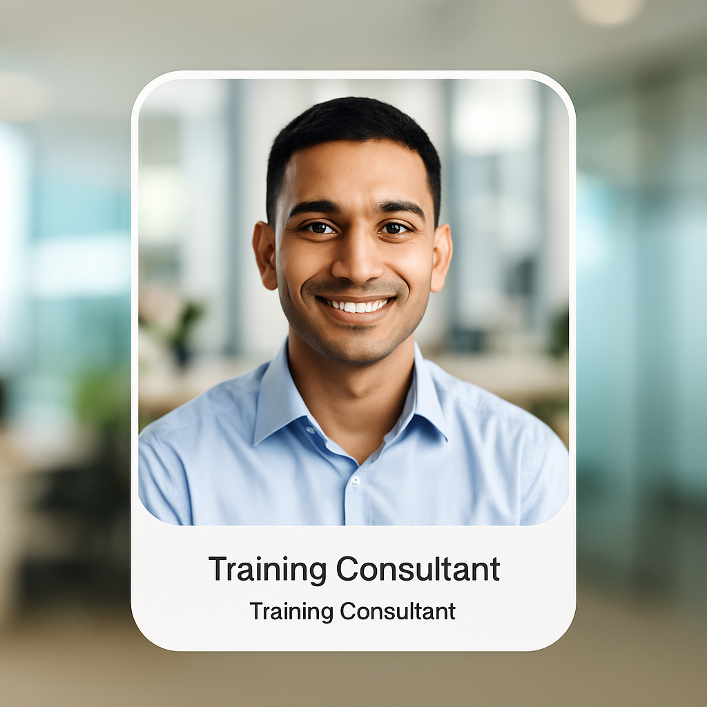 Mohamed Rameez, Training Consultant