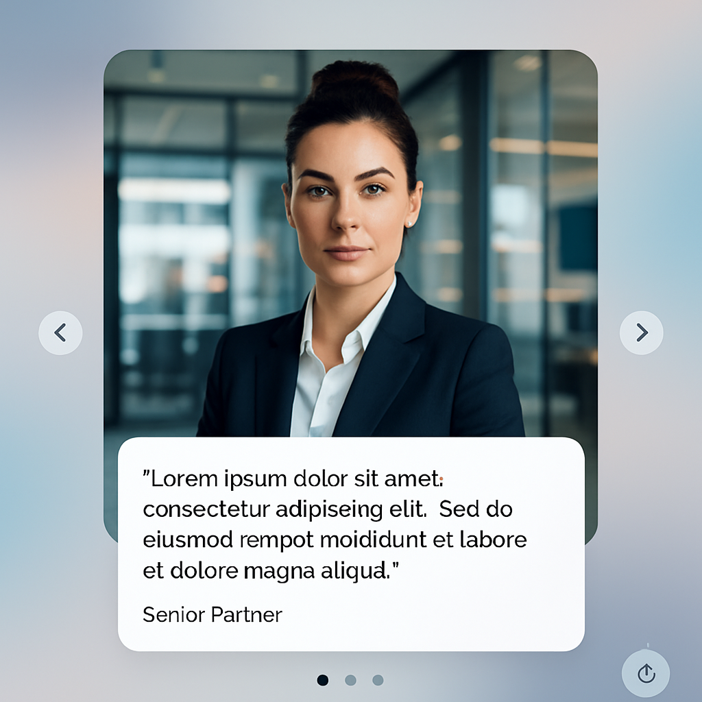 Photo of Elena Rossi, Senior Partner, NextGen Finance