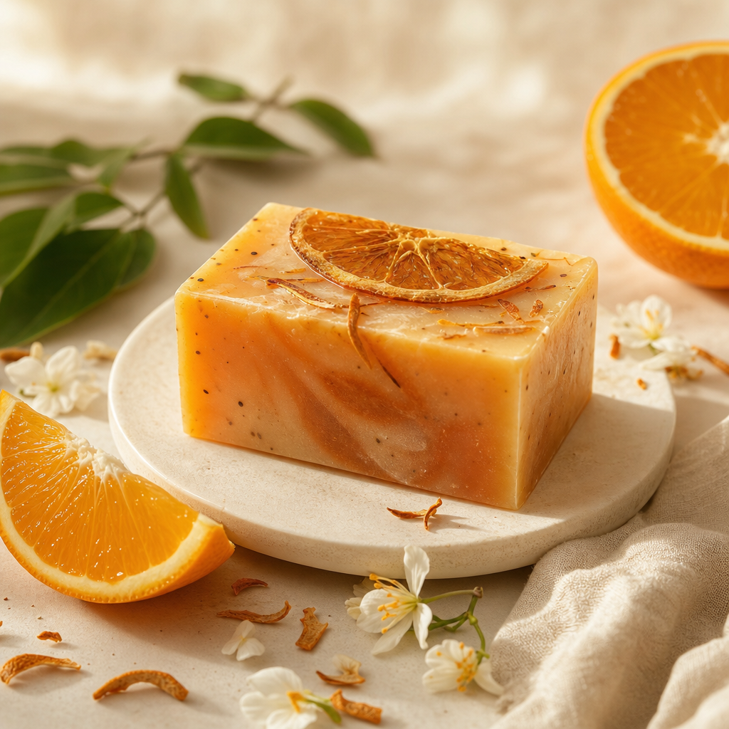 handcrafted herbal soap bar