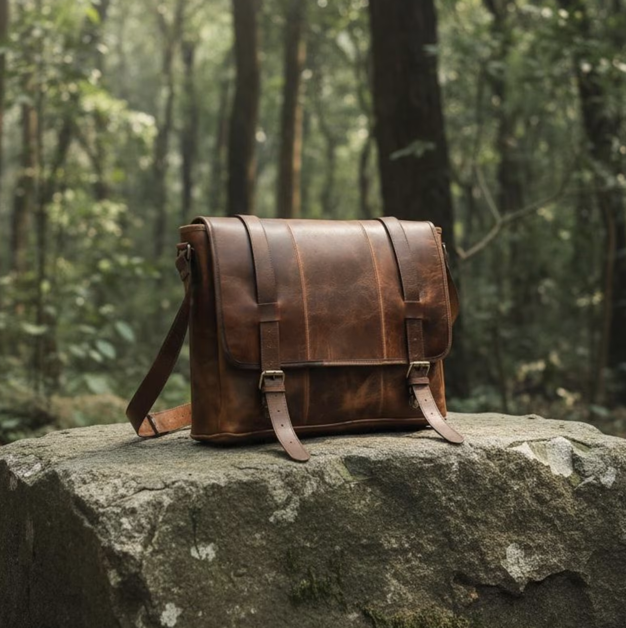 Honey Tan Classic Satchel