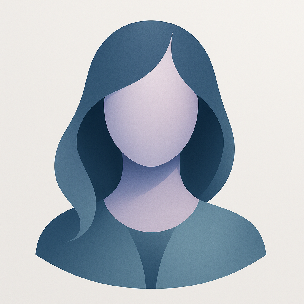 Minimal tech avatar icon with soft gradients