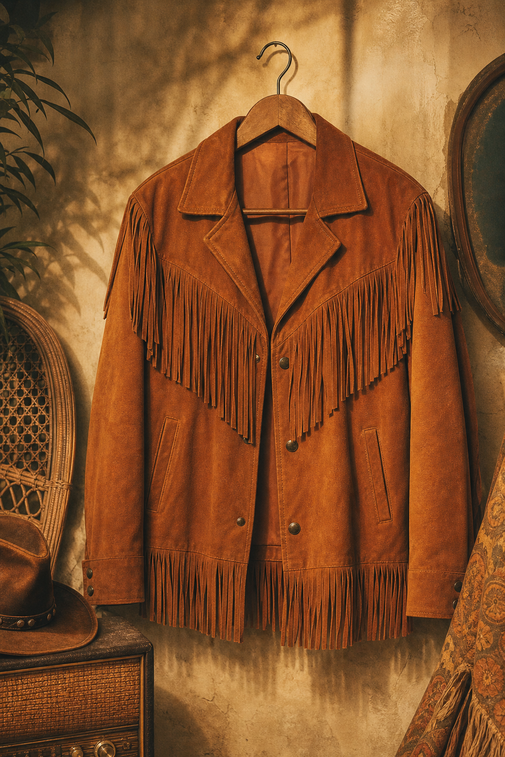 Sunset Suede Fringe Jacket