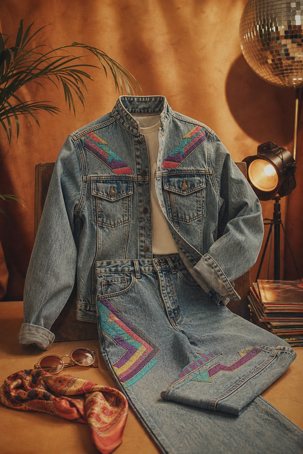 Electric Avenue Denim Set