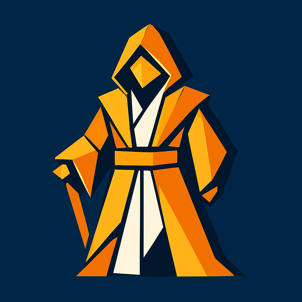 Jedi origami icon