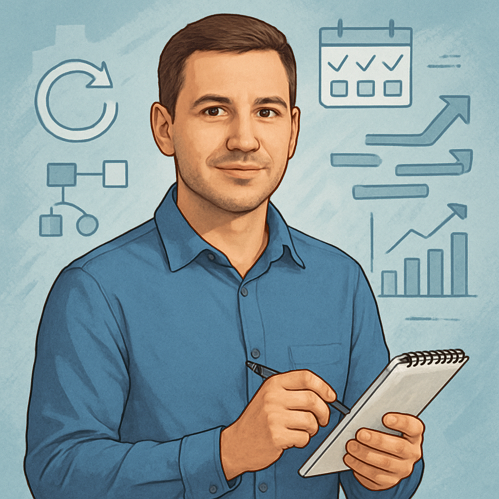 Портрет Дмитра Мельника