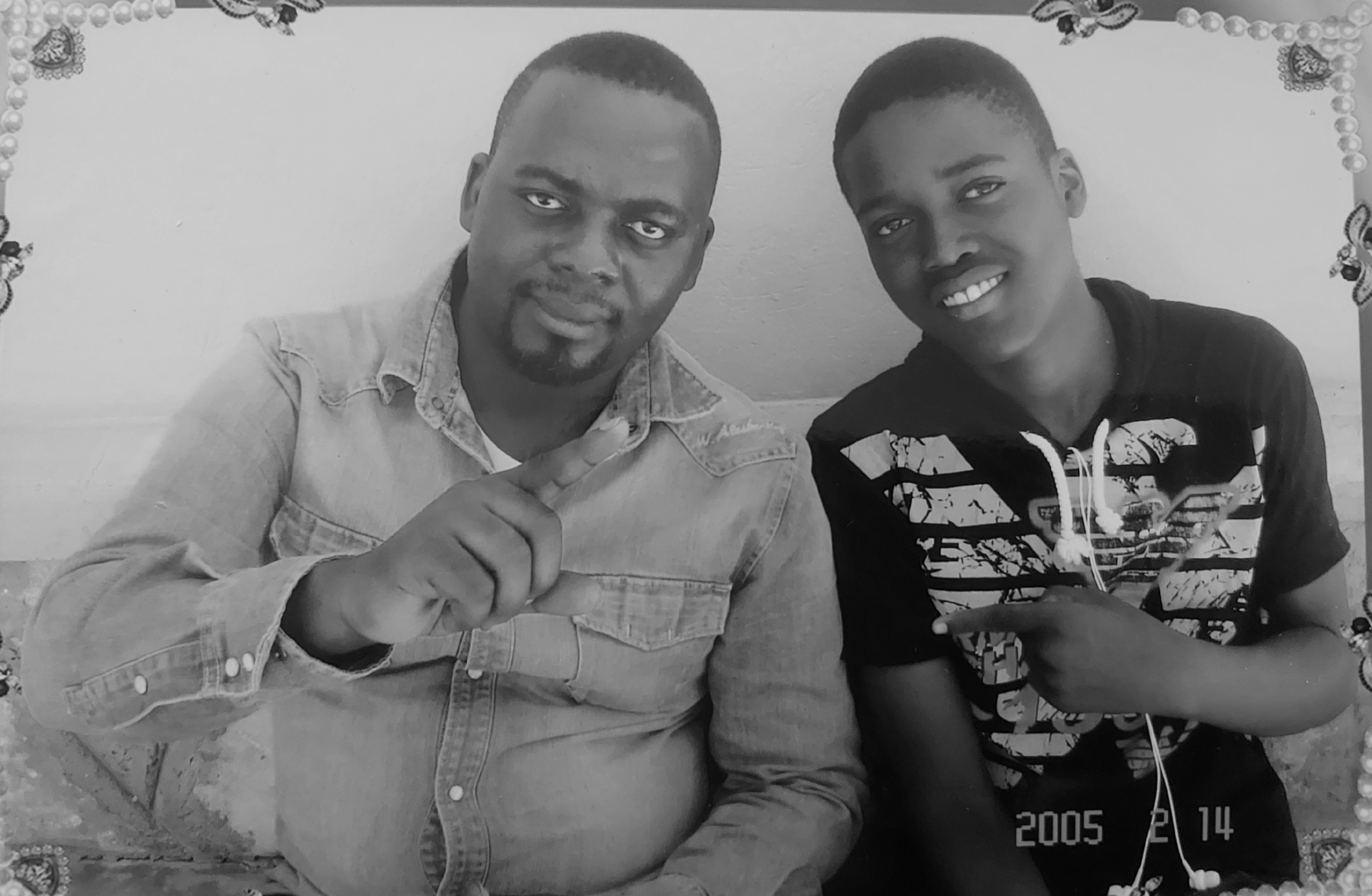 Minimalist black canvas placeholder for an archive image