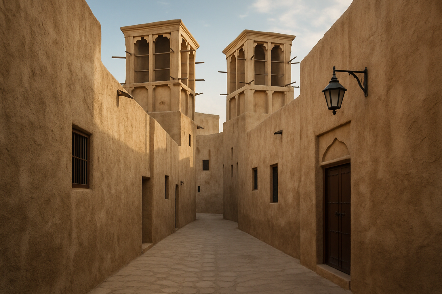 Al Fahidi historic district alleys