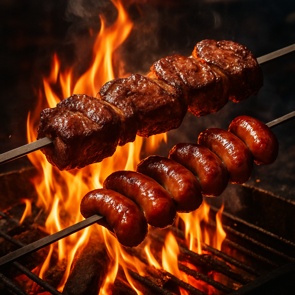 Brazilian churrasco grilled meats