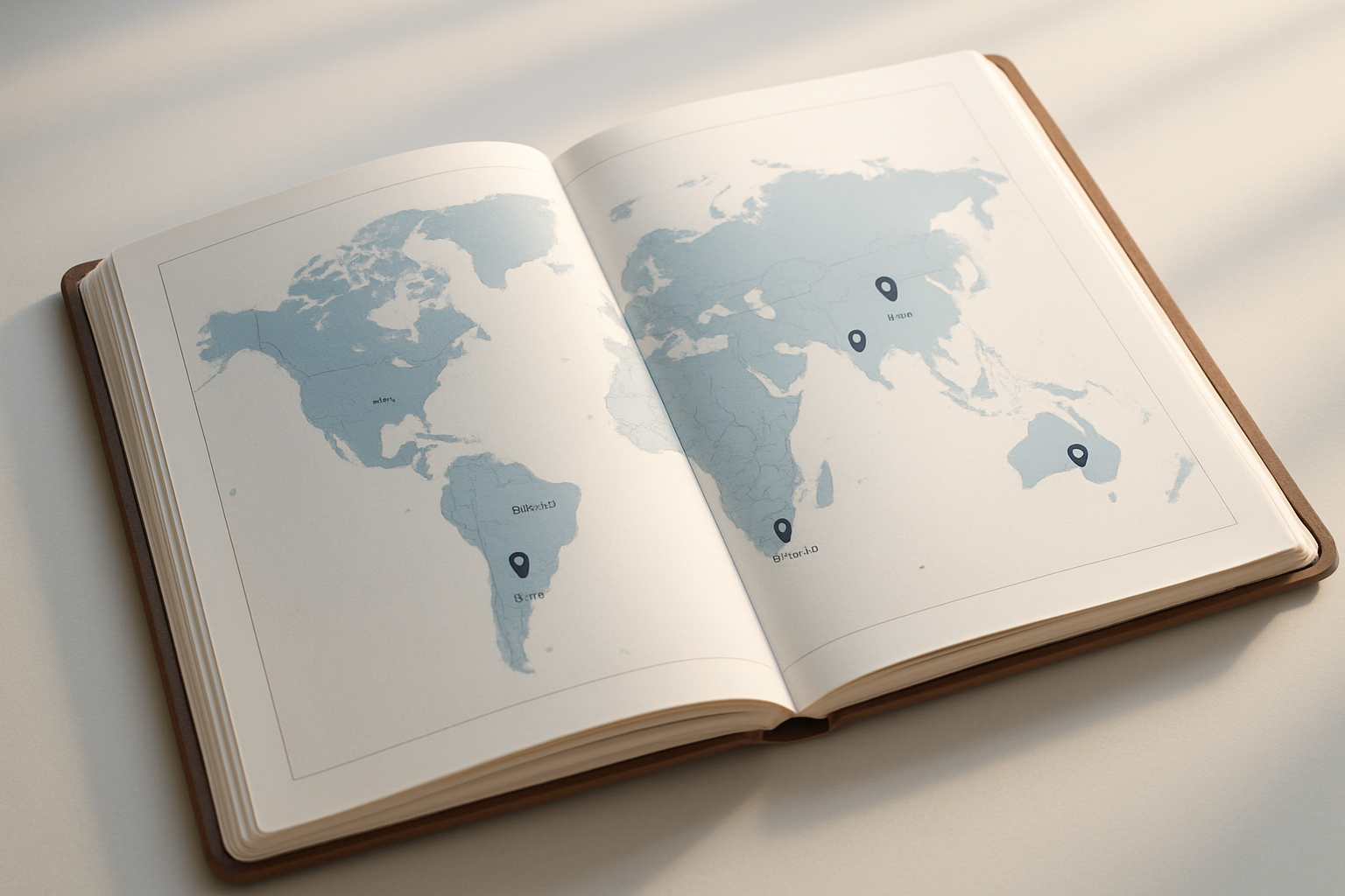Premium editorial atlas showing world regions tied to BRICS