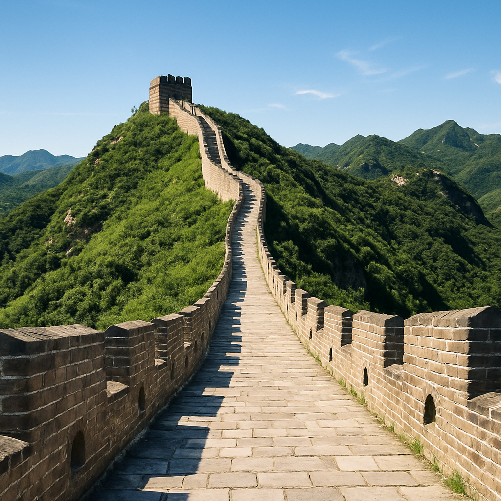 Great Wall of China hiking trail