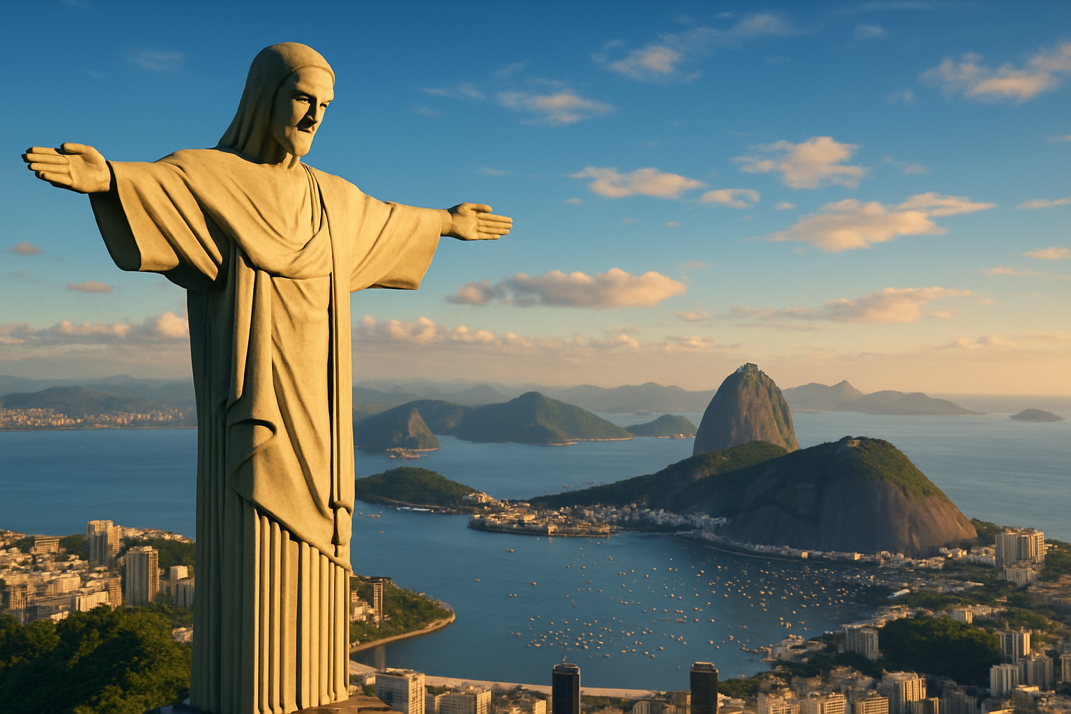 Christ the Redeemer statue above Rio de Janeiro