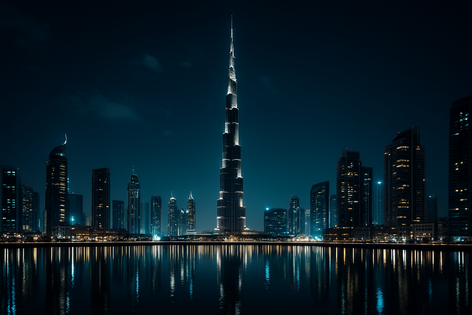 BRICS skyline montage with iconic landmarks, vibrant colors, and modern global collaboration symbols