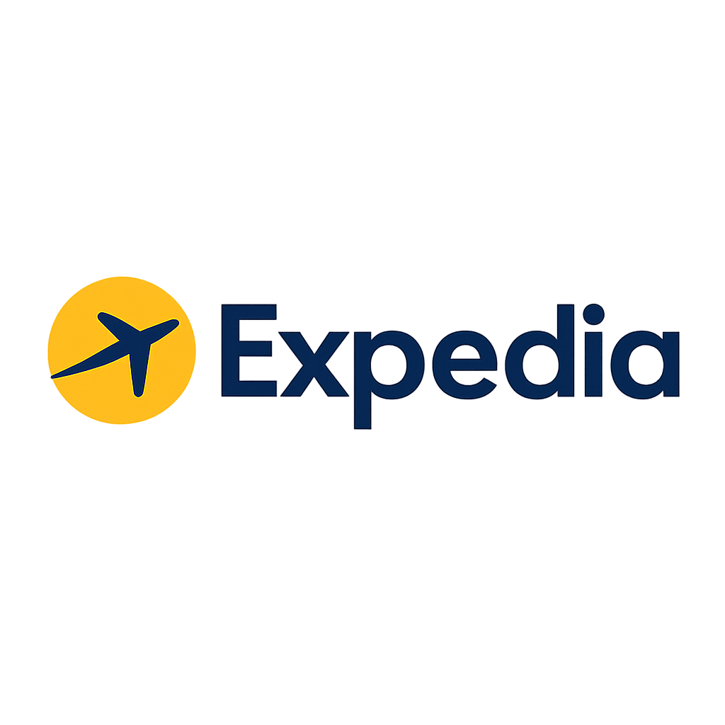 Expedia logo in a clean, modern style