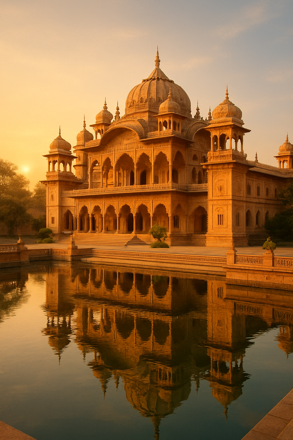 India palace at sunrise