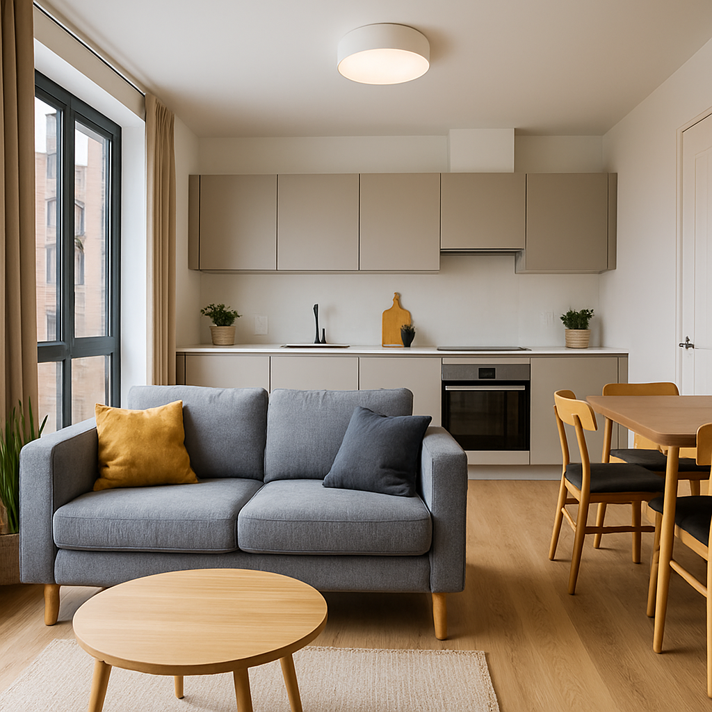 Apartment interior in Shoreditch