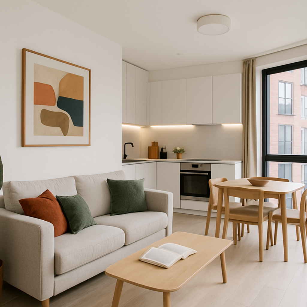 Apartment interior in Shoreditch