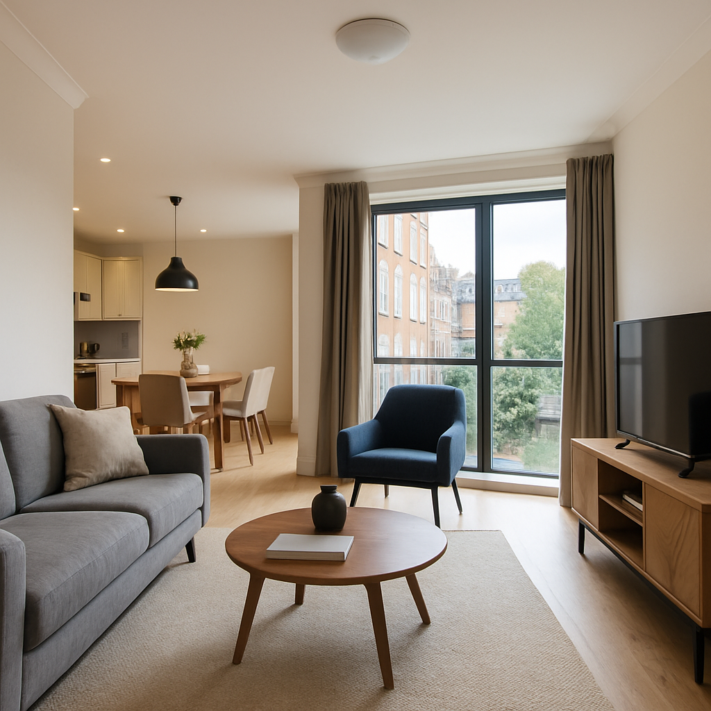 Apartment interior in Kensington