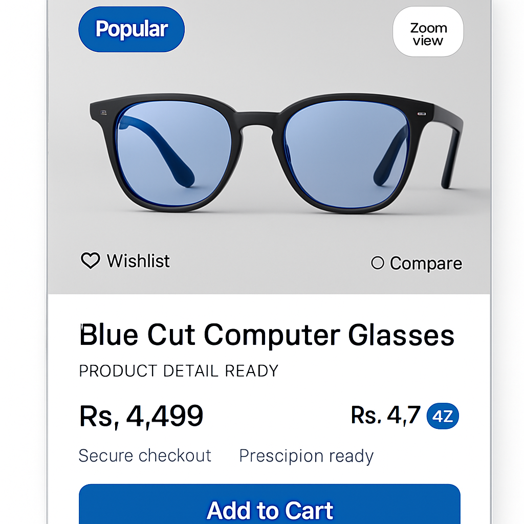 Blue Cut Computer Glasses product photo