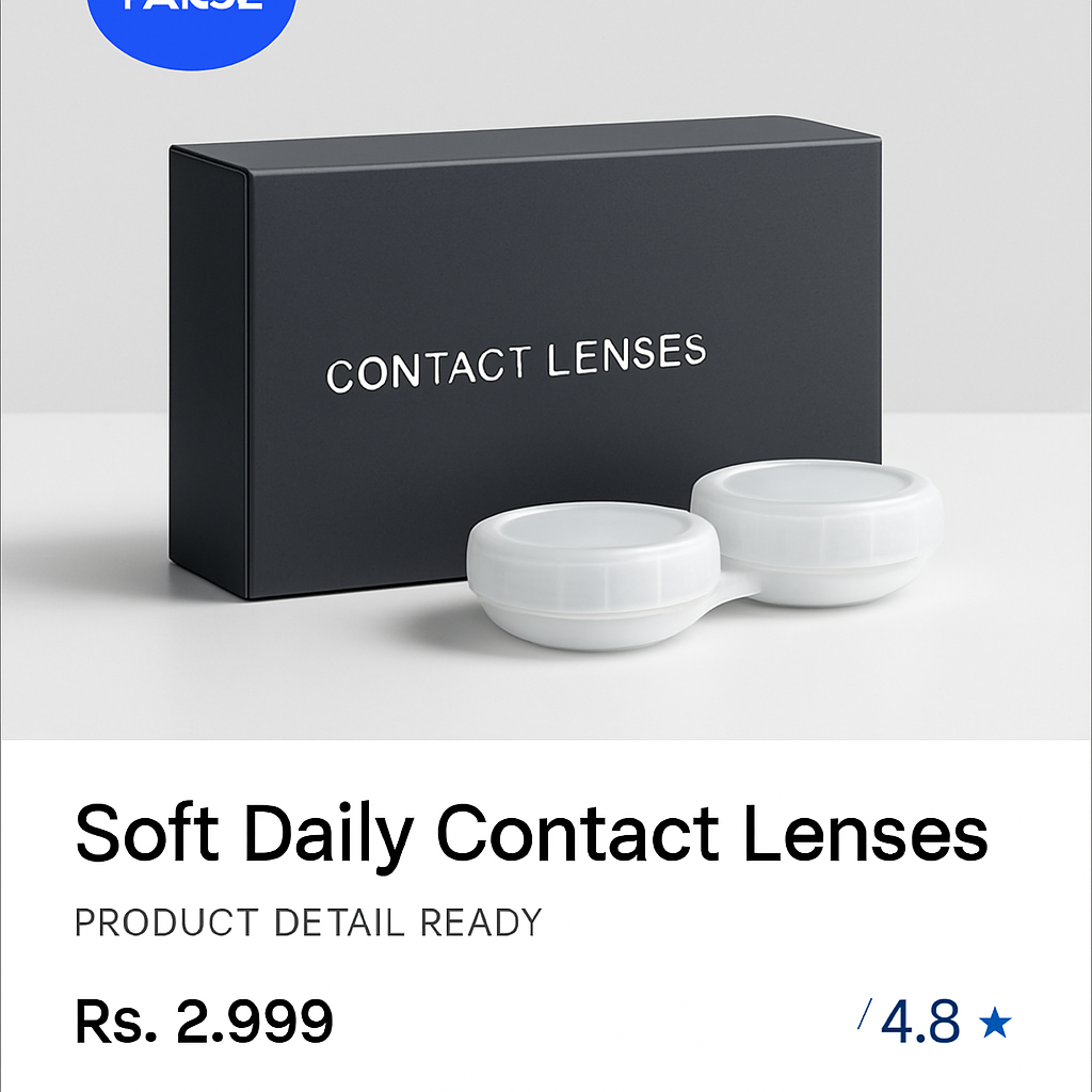 Soft Daily Contact Lenses product photo