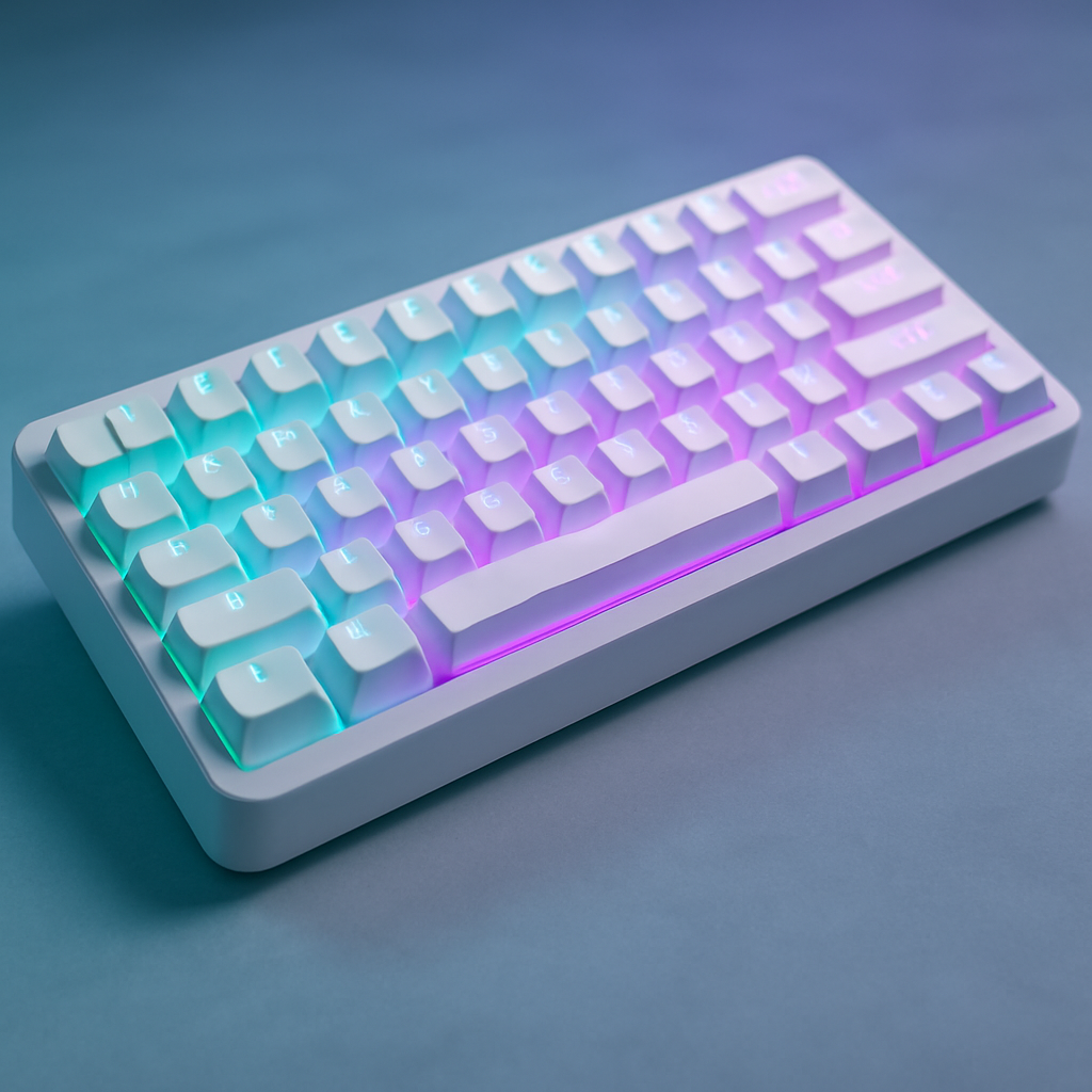 Keyboard 3D render