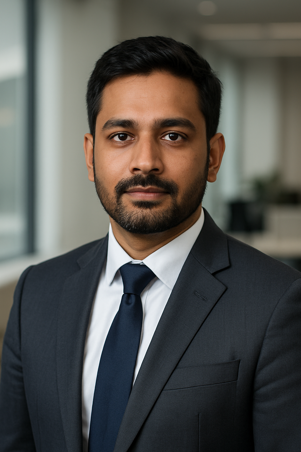 Professional portrait of Vikram Das, Support Lead