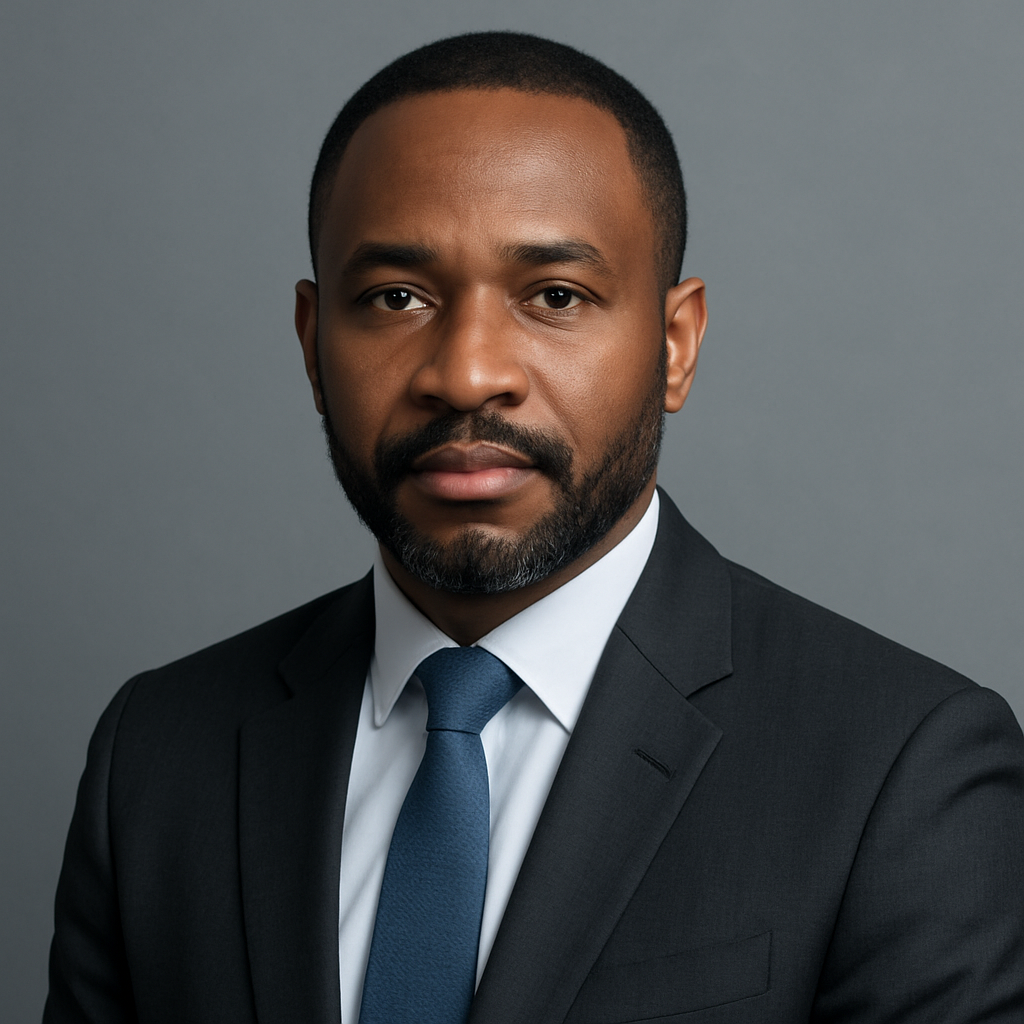Professional portrait of Daniel Okafor, Chief Technology Officer