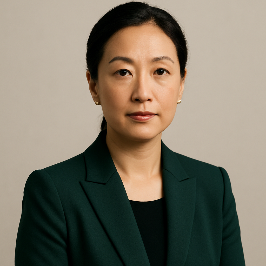 Professional portrait of Isabella Chen, Chief Information Security Officer