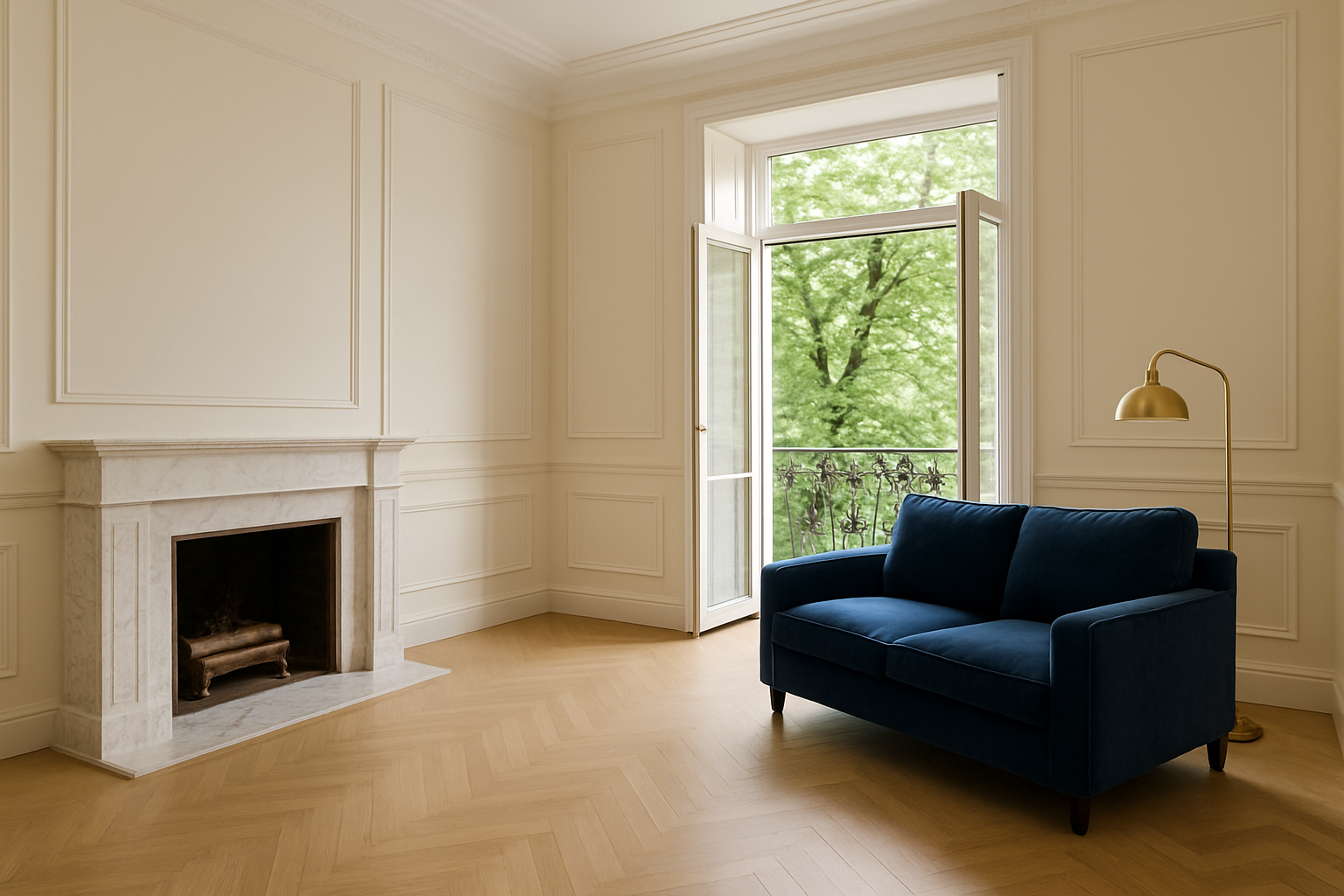 Elegant living room in Pechersk Lypky