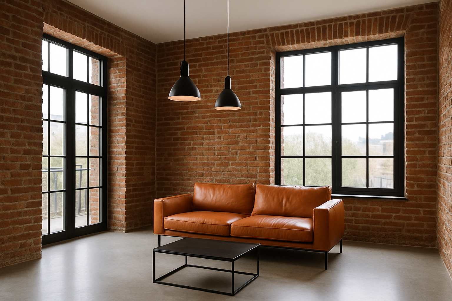 Brick loft apartment in Podil