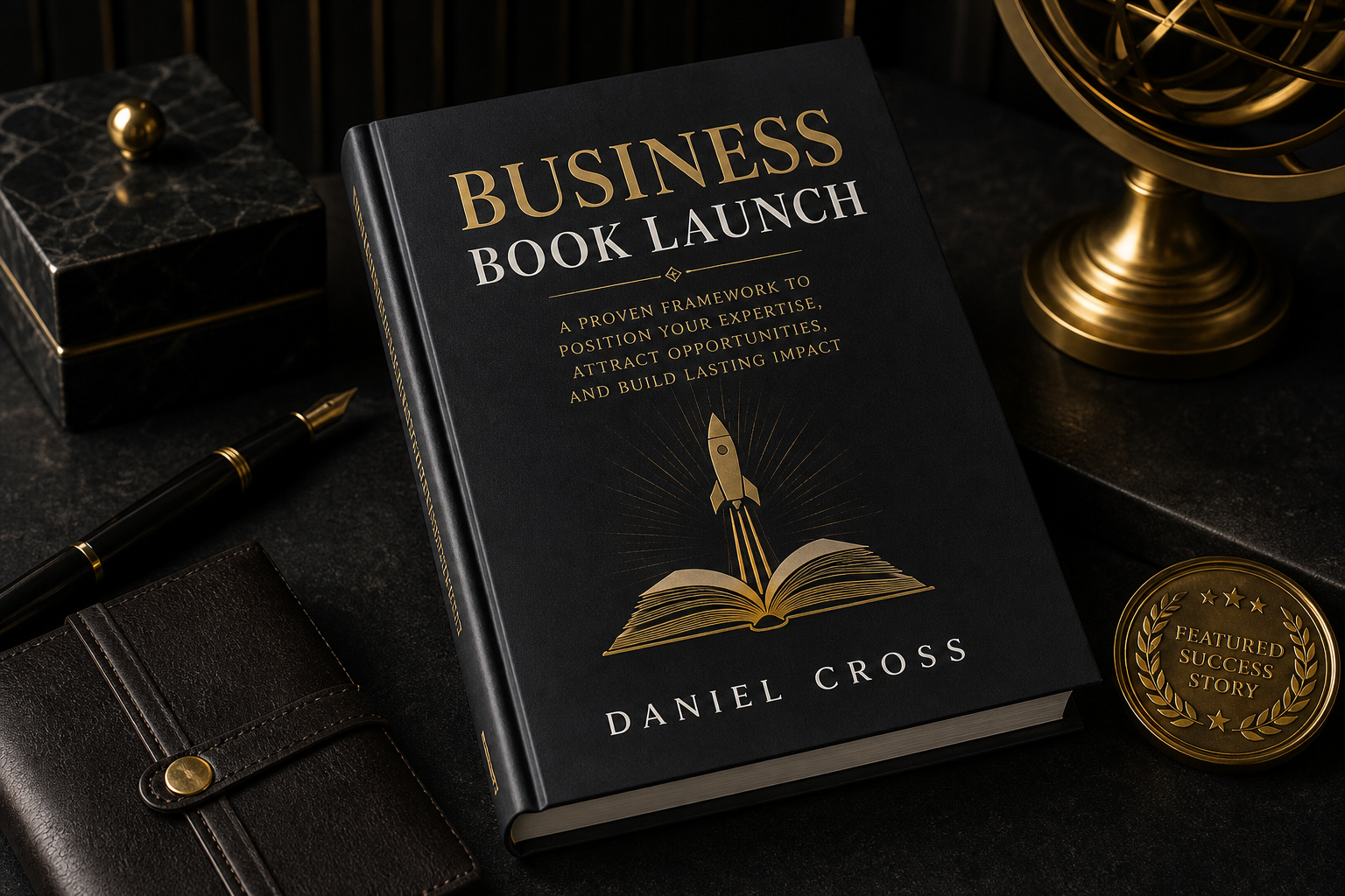Premium campaign visual for Business Book Launch