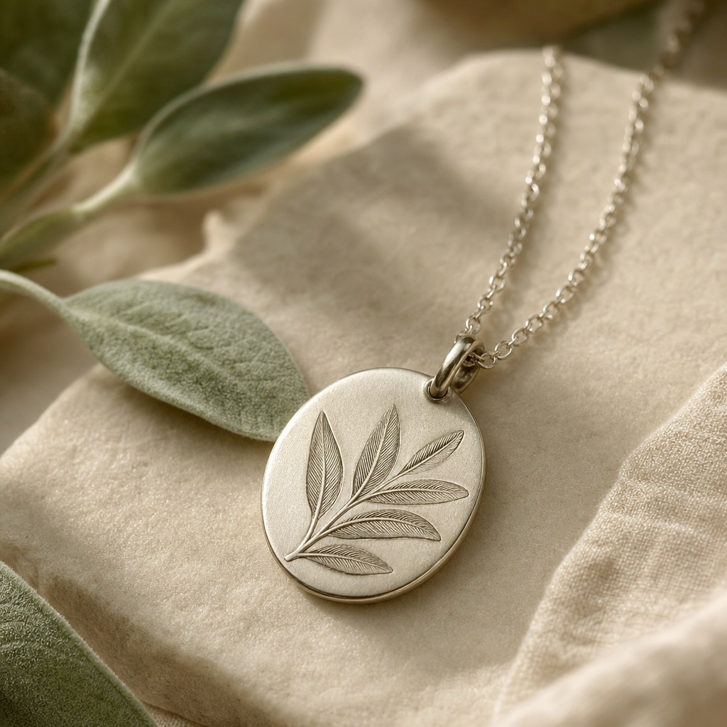 Sage Leaf Pendant