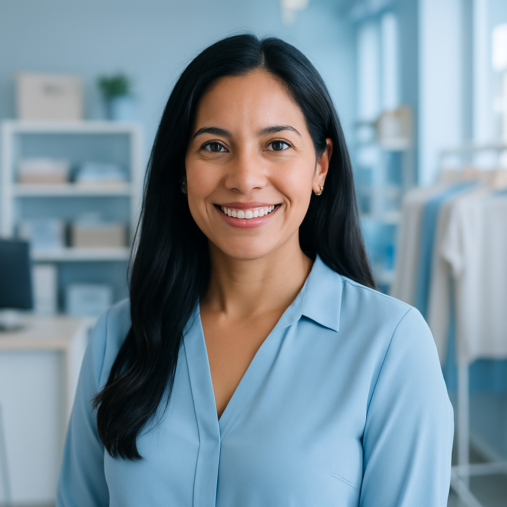 Portrait of Maria Lopez, VP of Sales at RetailNex